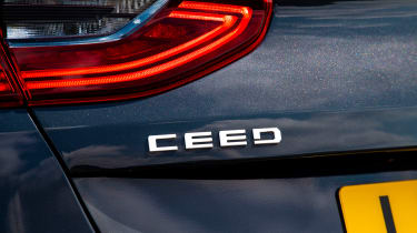 308 vs Ceed vs Golf - Ceed rear badge