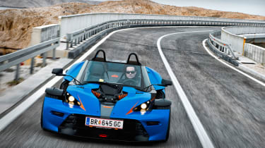 KTM X-Bow GT front tracking