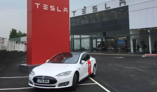 Tesla Model S repair - front