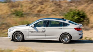 BMW 5 Series GT Hydrogen Fuel Cell - side action
