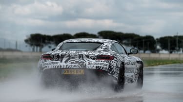 Aston Martin DB11 prototype - wet rear