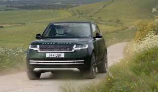 Range Rover Electric driving