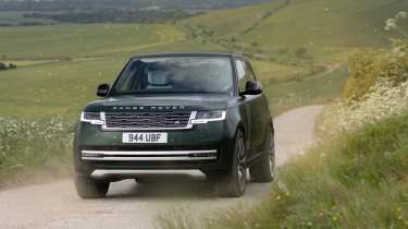 Range Rover Electric driving