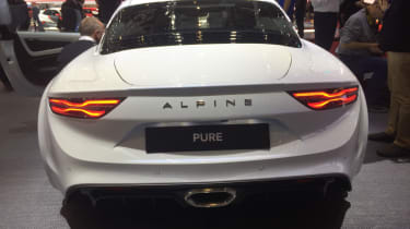 Alpine A110 rear white