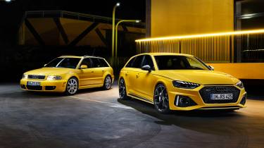 New Audi RS 4 Avant Edition 25 - static heritage