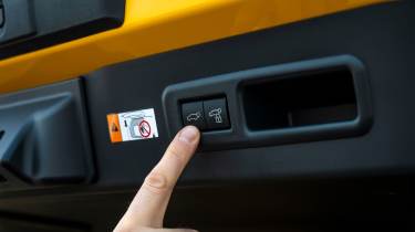 Lexus LBX Takumi long-term - boot button