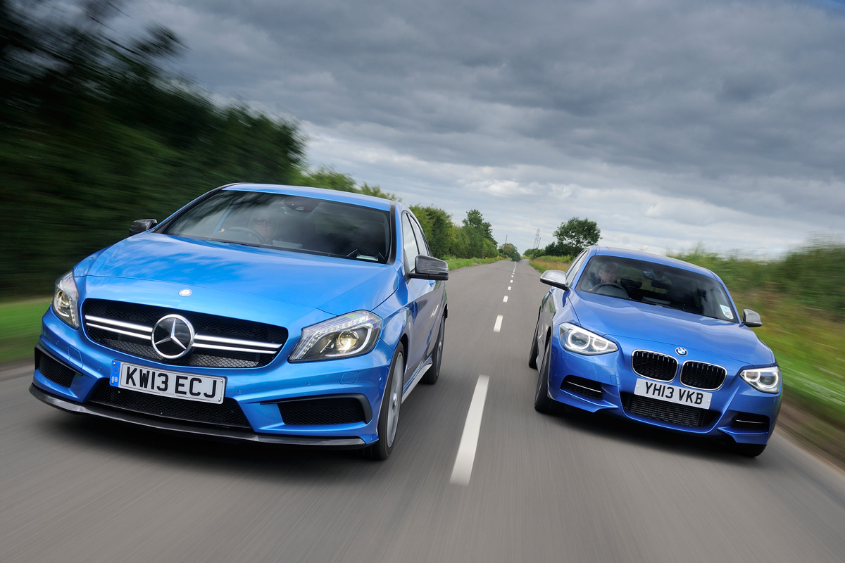 Bmw M135i Vs Mercedes A45 Amg Review Auto Express Bmw M135i Vs Mercedes A45 Amg Review Auto Express
