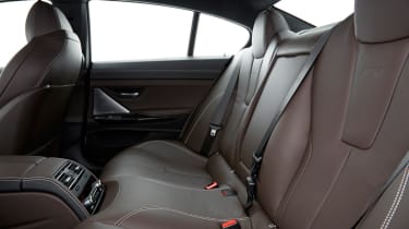 BMW M6 Gran Coupe rear seats