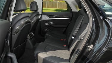 Audi S8 rear seats