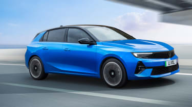 Vauxhall Astra Electric hatch driving