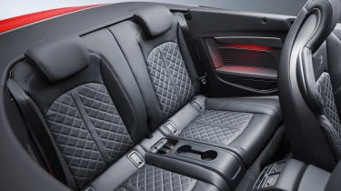 New Audi S5 Cabriolet 2017 rear seats
