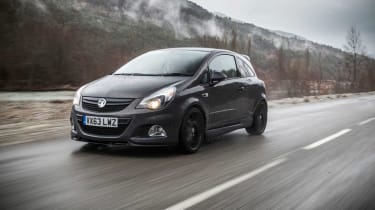 Vauxhall Corsa VXR ClubSport front tracking