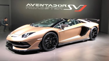 Lamborghini Aventador SVJ Roadster - Geneva front