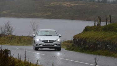 Vauxhall Astra - front driving rain