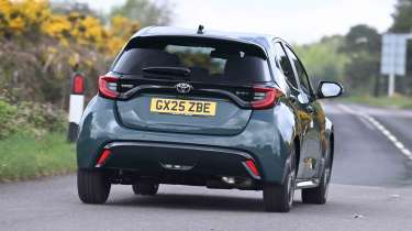 Toyota Yaris - rear cornering