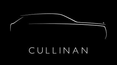 Rolls Royce Cullinan name outline