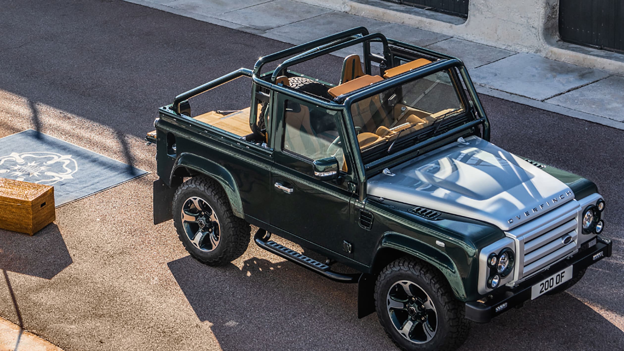 Overfinch creates a 450bhp soft-top Land Rover Defender 90 for £240k