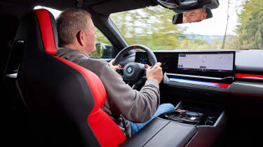 Steve Sutcliffe driving the BMW M5