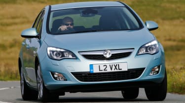 Vauxhall Astra front cornering