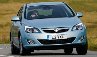 Vauxhall Astra front cornering