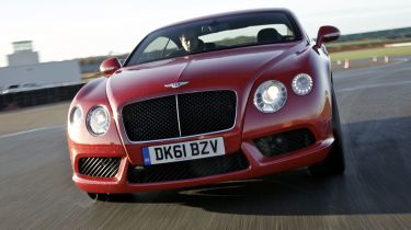 Bentley Continental GT V8 front cornering