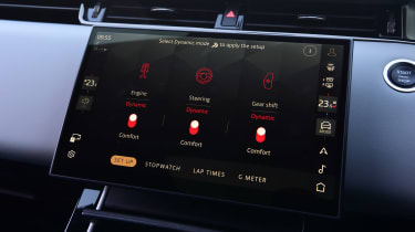Range Rover Evoque facelift - screen