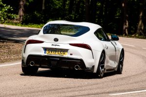 Toyota Supra - rear cornering