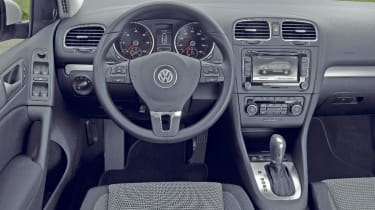VW Golf Blue-e-motion interior