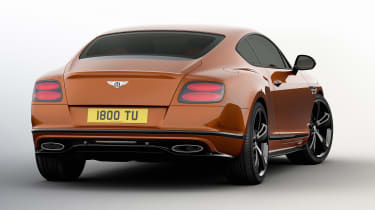 Bentley Continental GT Speed Black Edition rear