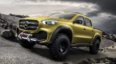 Mercedes X-Class concept - yellow front