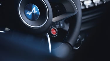 Alpine A110 sports car 2017 - studio steering wheel