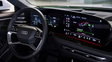 Audi A5 e-hybrid quattro steering wheel