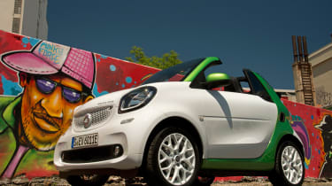 Smart ForTwo Electric Drive Cabrio - front/side static