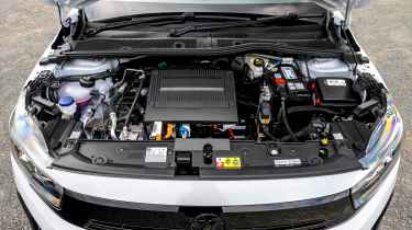 Vauxhall Corsa GSE bonnet up