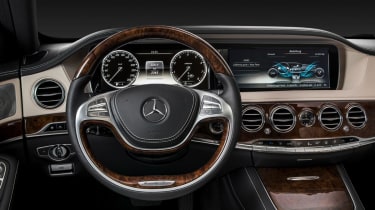 Mercedes S-Class steering wheel