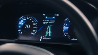 Volvo Uber autonomous car dash