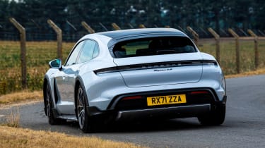 Porsche Taycan Cross Turismo - rear action