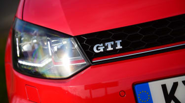 SEAT Ibiza Cupra vs VW Polo GTI - Polo badge
