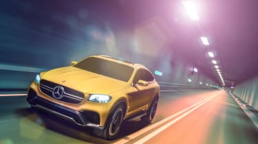 Mercedes GLC Coupe concept - driving