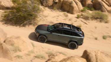 Jeep Wagoneer S Trailhawk concept overhead shot