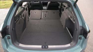 New Volkswagen Passat Estate - boot with rear seats folded down 