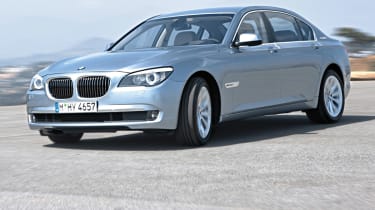 BMW 7 Series saloon front tracking