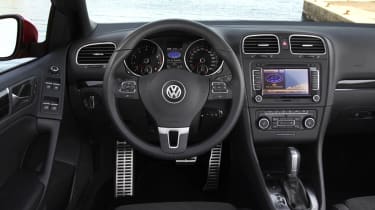 VW Golf Cabriolet interior