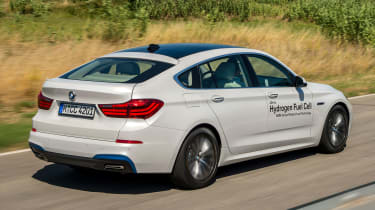 BMW 5 Series GT Hydrogen Fuel Cell - rear tracking