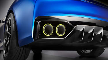 Subaru WRX STi concept exhaust