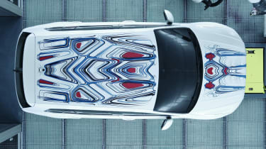 VW Tiguan art car - roof