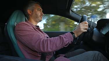 Auto Express Richard Ingram driving the Ferrari Amalfi
