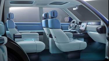 Freelander Concept 97 - interior layout