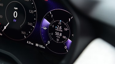 Mazda CX-60 - dashboard economy readout