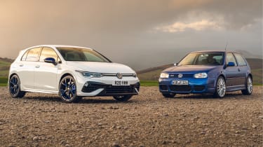 Volkswagen Golf R 20 Years and Golf R32 - front static
